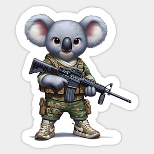 Tactical Koala Sticker